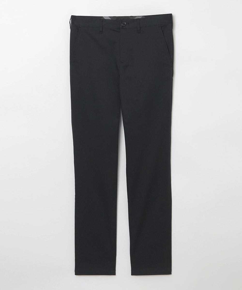 ストレッチソフトサテントラウザーズ（カジュアルパンツ）｜BLACK