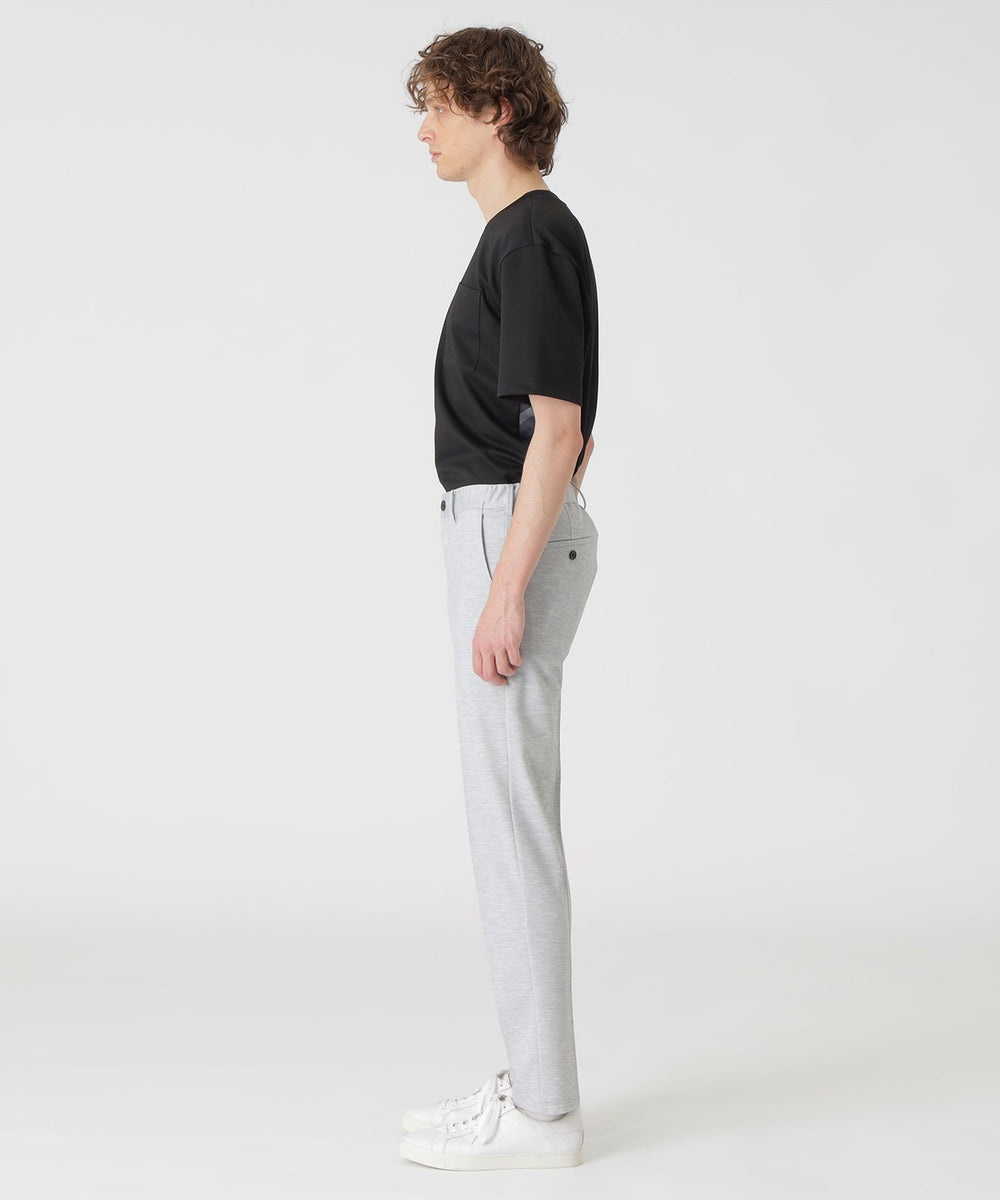 CARREMANハニカムジャージートラウザーズ（カジュアルパンツ）｜BLACK