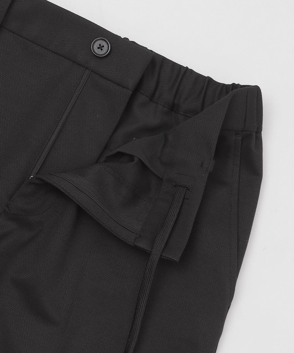 CARREMANハニカムジャージートラウザーズ（カジュアルパンツ）｜BLACK