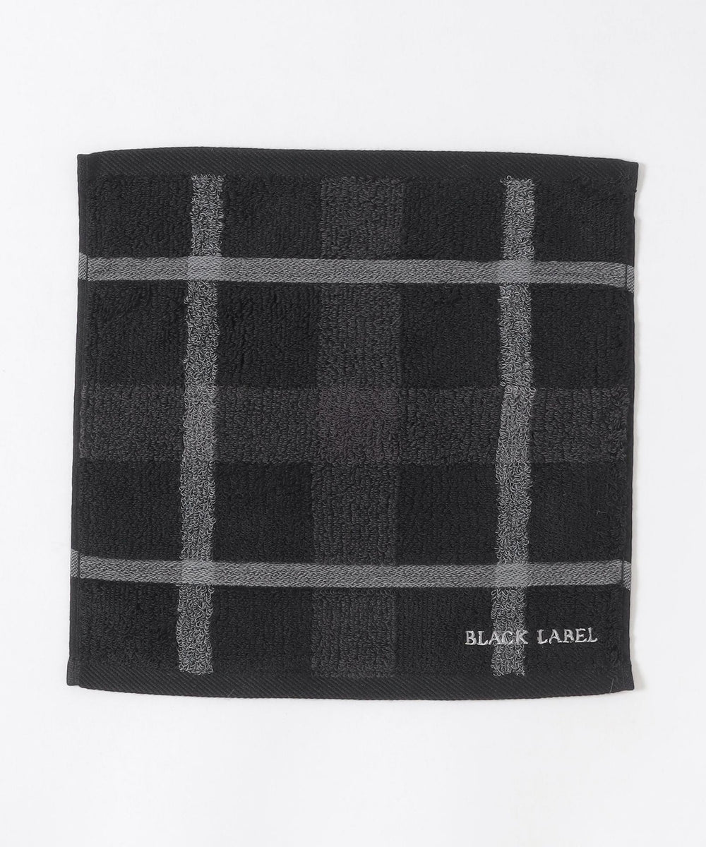 XL ブラックレーベルクレストブリッジ ポロシャツ タオル地 黒 チェック BLACK LABEL CRESTBRIDGE ポロシャツ 「WEB・一部店舗限定