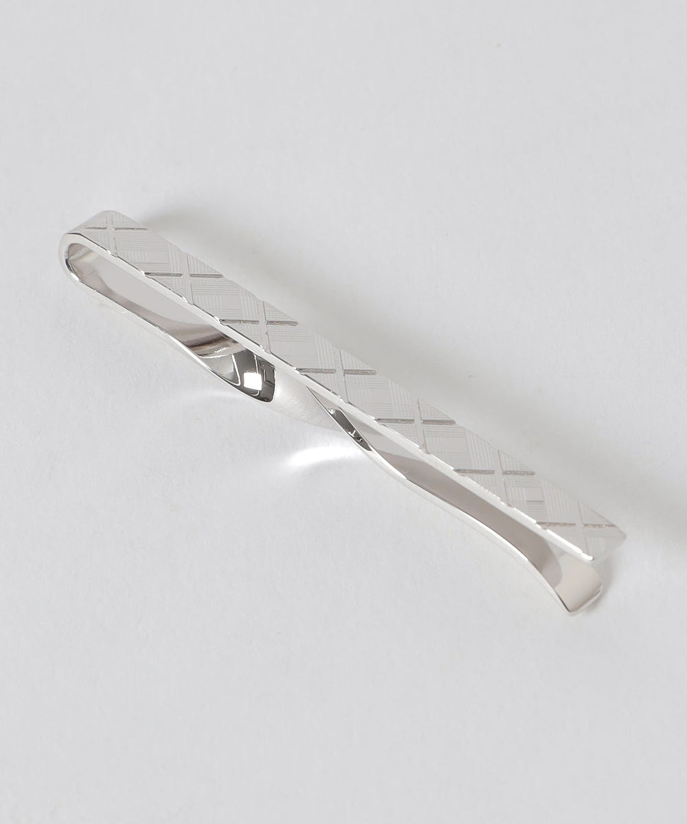 リバーシブルオールダイヤカットタイバー（アクセサリー）｜BLACK