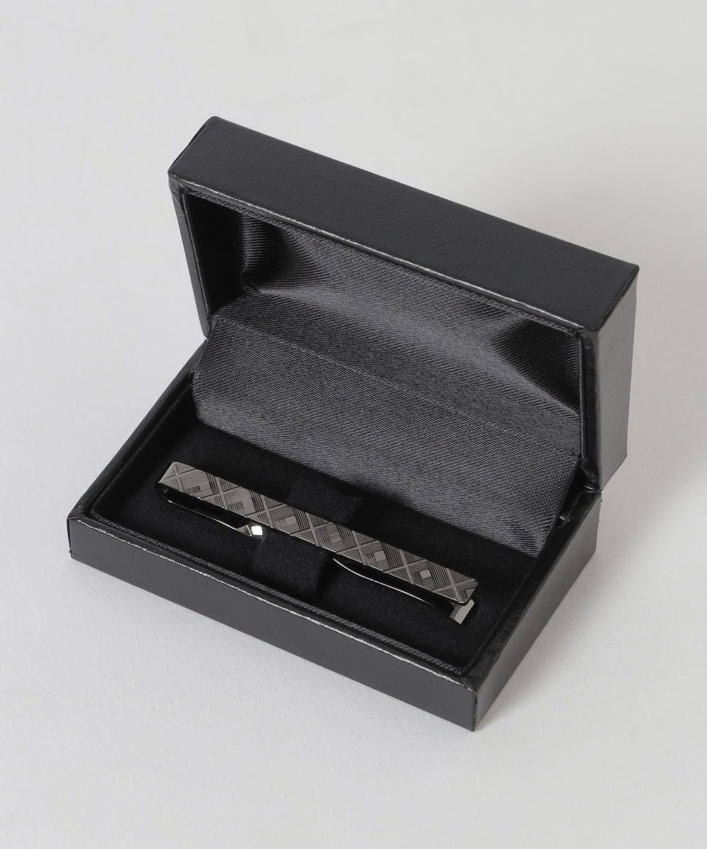 リバーシブルオールダイヤカットタイバー（アクセサリー）｜BLACK