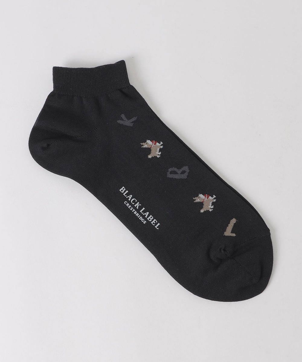 ランダムロゴコンビコーギーショートソックス（ソックス/アンダー