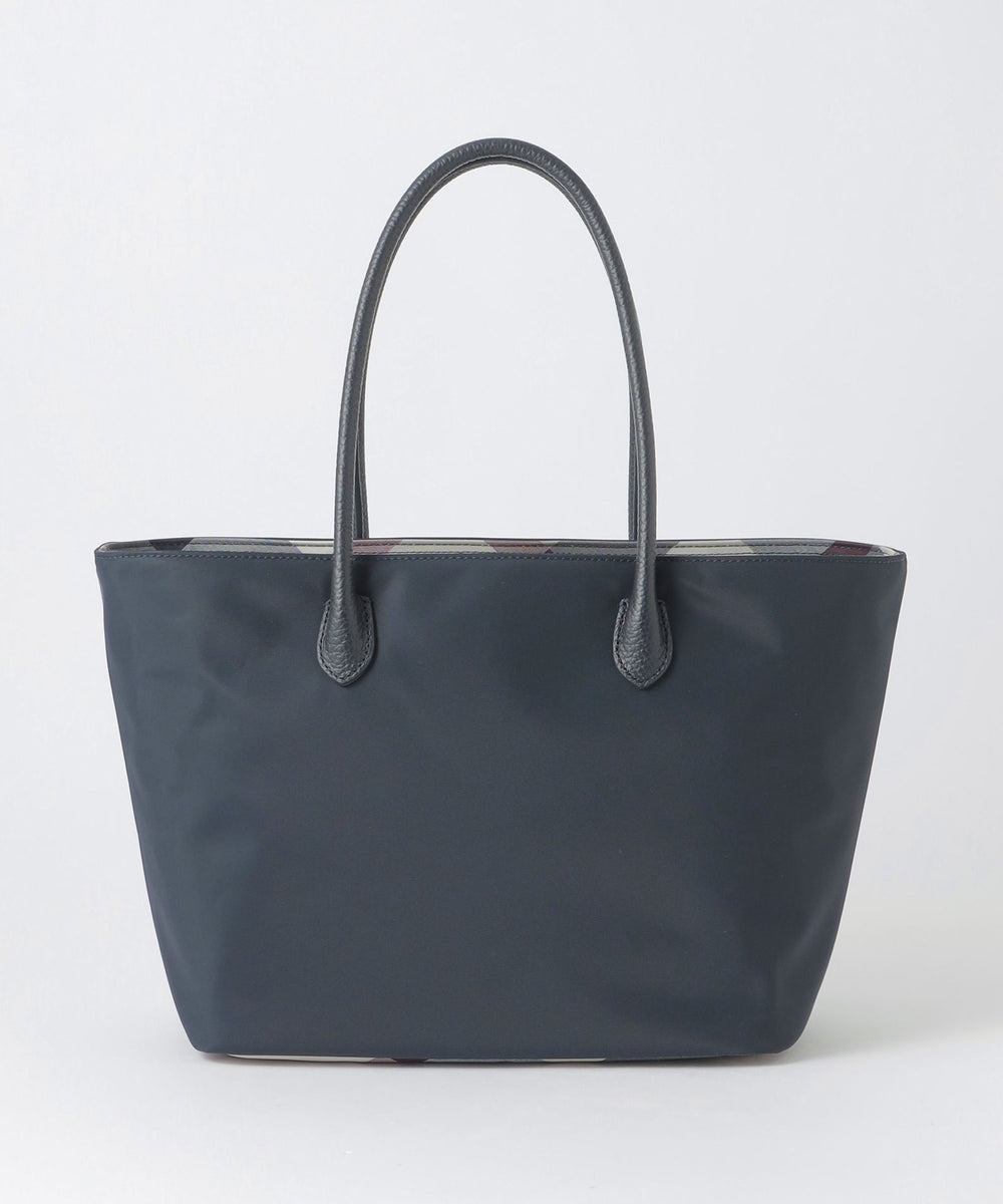 パーシャルクレストブリッジチェックナイロントート（バッグ）｜BLUE