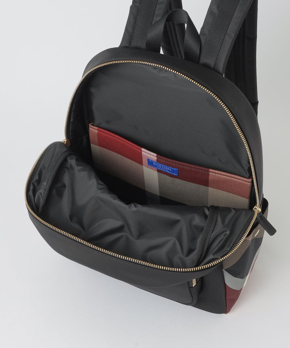 パーシャルクレストブリッジチェックナイロンバックパック（バッグ