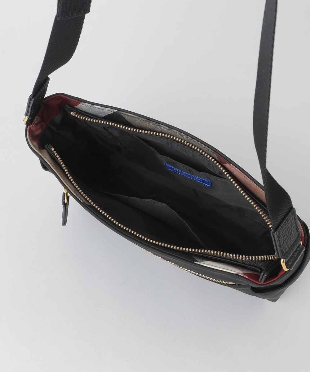 パーシャルクレストブリッジチェックナイロンミニショルダー（バッグ