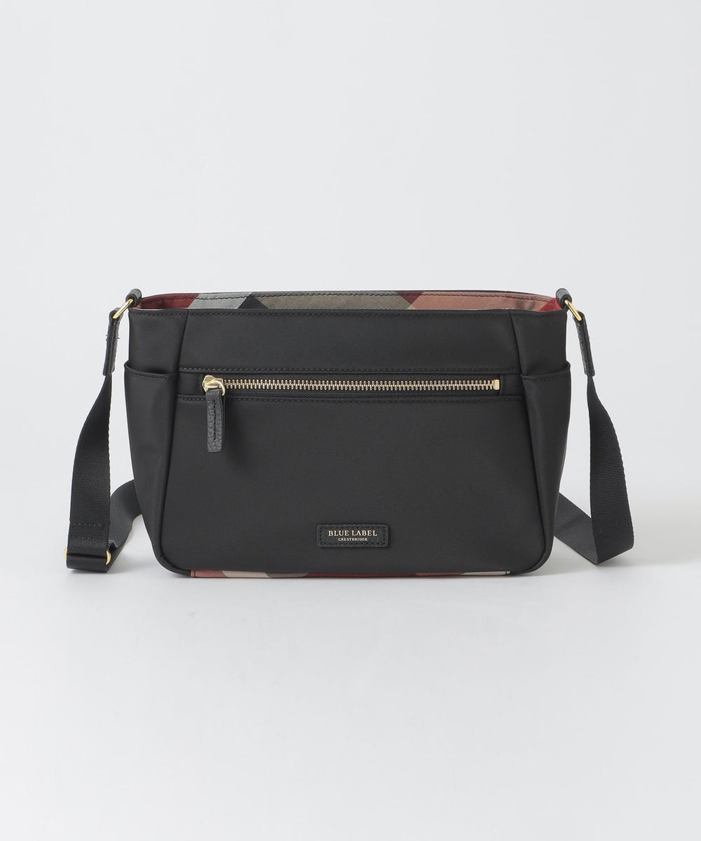 パーシャルクレストブリッジチェックナイロンミニショルダー（バッグ