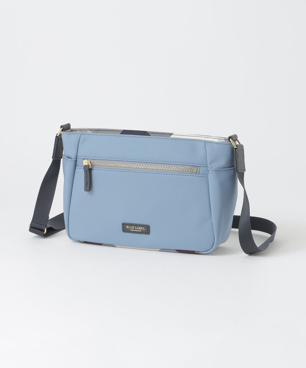 BLUE LABEL CRESTBRIDGE ショルダーバッグ パーシャルクレストブリッジチェックナイロンミニショルダー（バッグ