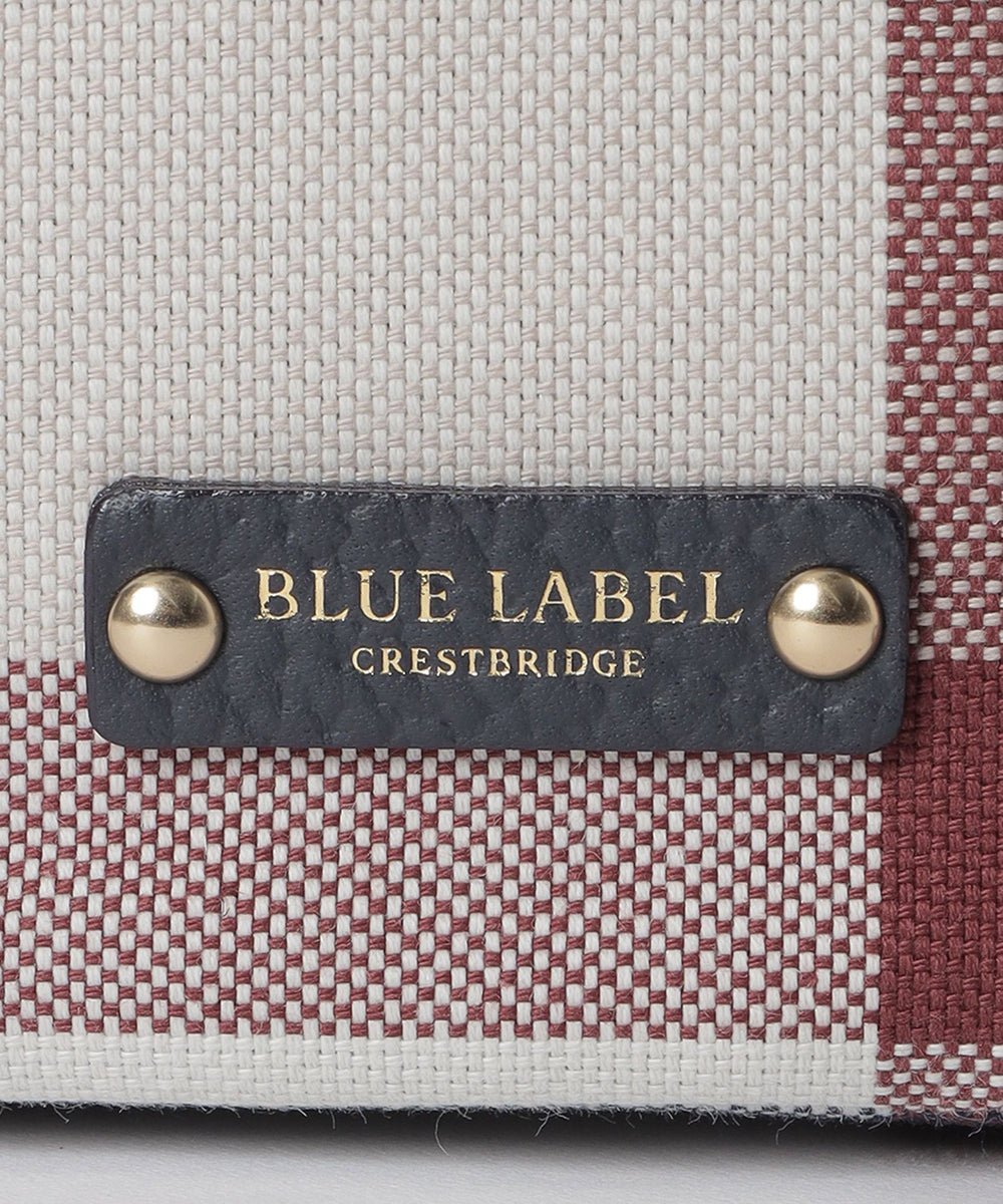 専用！ BLUE LABEL CRESTBRIDGE 巾着 2way バッグ クレストブリッジチェックキャンバス巾着（バッグ）｜BLUE LABEL