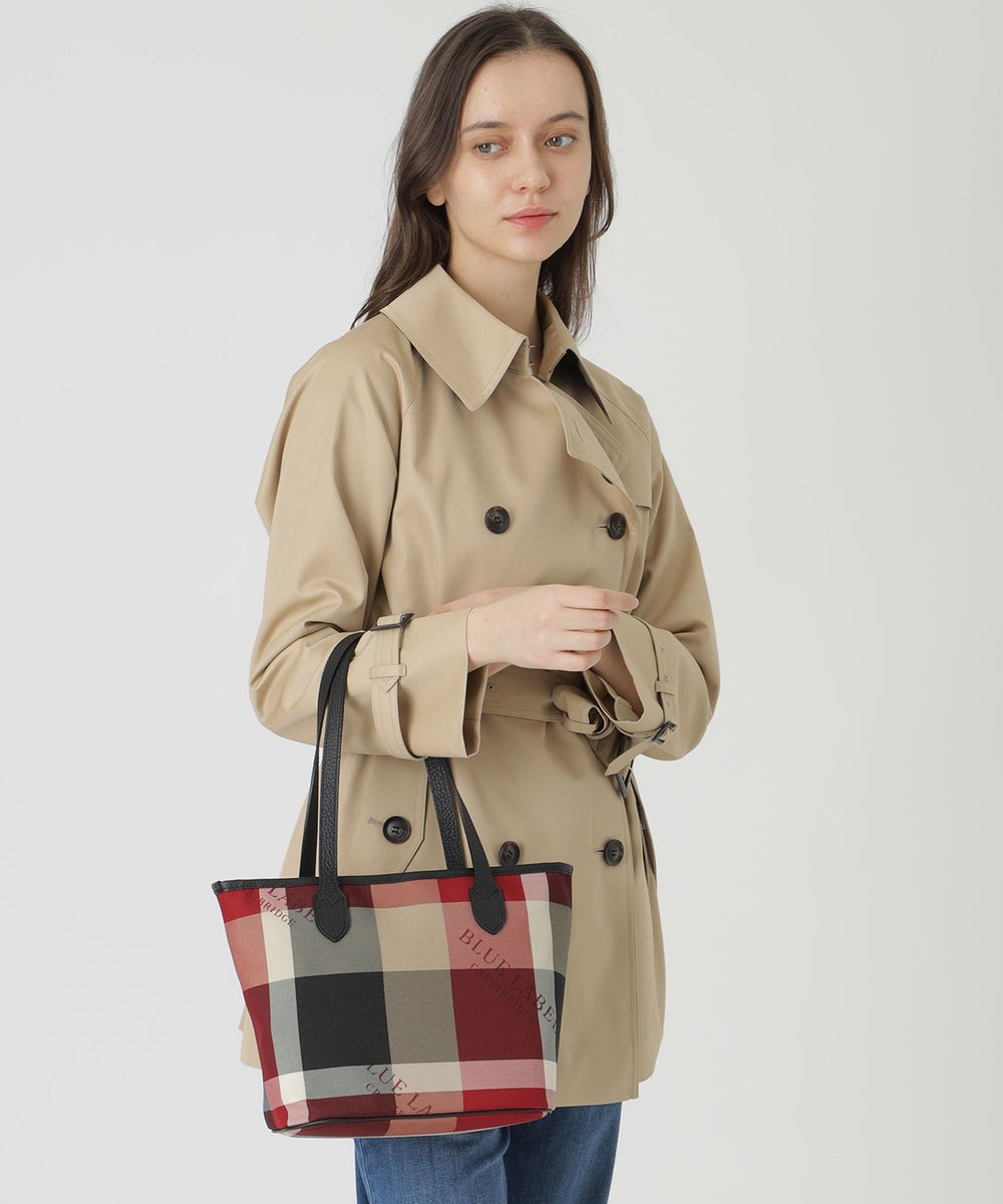 クレストブリッジチェックロゴプリントトート（バッグ）｜BLUE LABEL