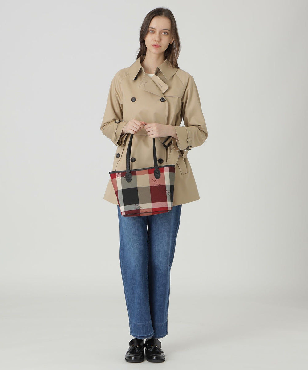 クレストブリッジチェックロゴプリントトート（バッグ）｜BLUE LABEL