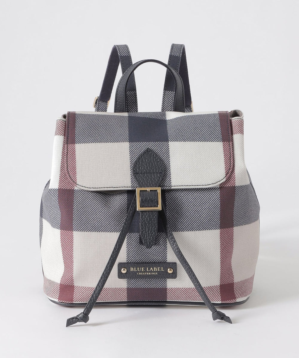 優良品 ブルーレーベルクレストブリッジ BLUE LABEL CRESTBRIDGE バッグ リュックサック チェック レディース