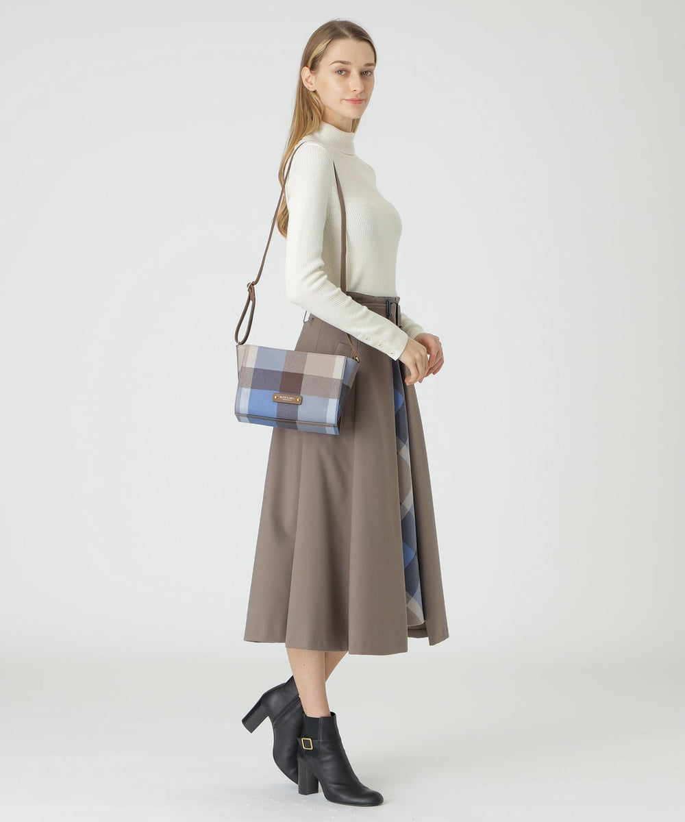 クレストブリッジチェックPVCミニショルダー(バッグ)|BLUE LABEL