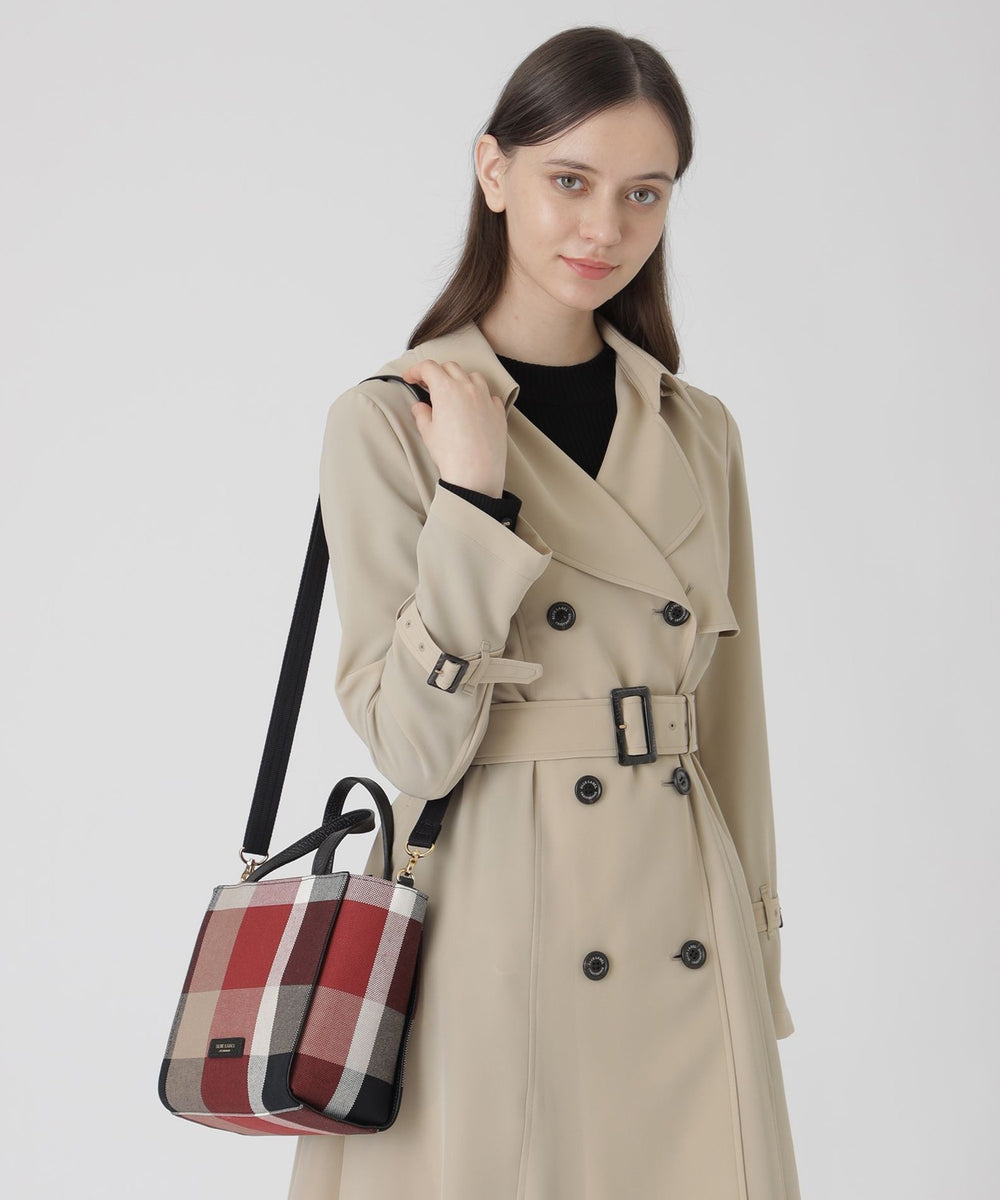 新品未使用◇クレストブリッジ◇シャドークレストブリッジチェックブリーフバッグ ナイロンコンビカルゼシャドークレストブリッジチェックビジネス