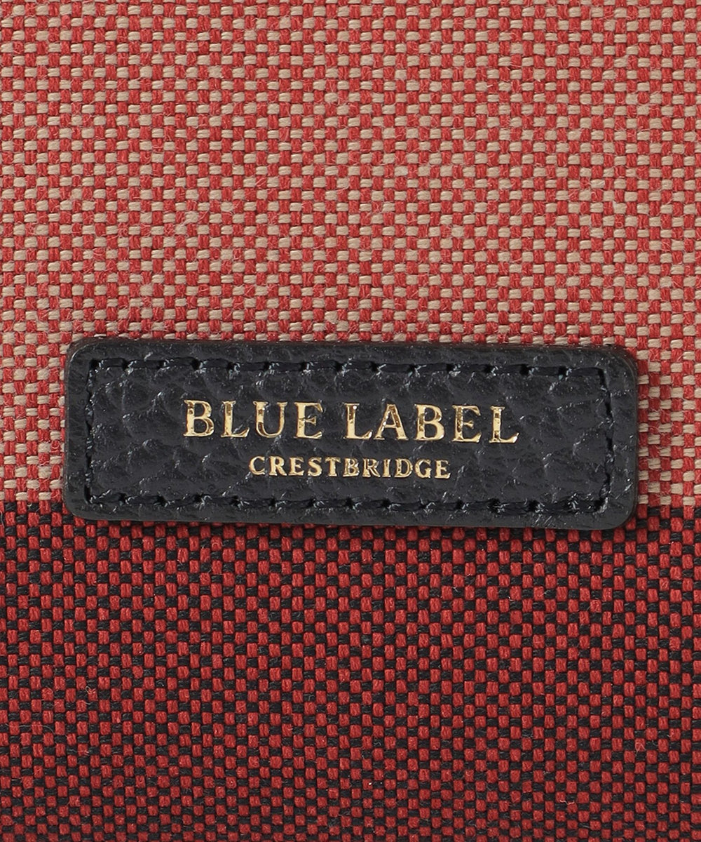 BLUELABEL クレストブリッジチェックスクエアミニトート 2way クレストブリッジチェックキャンバススクエアミニトート（バッグ