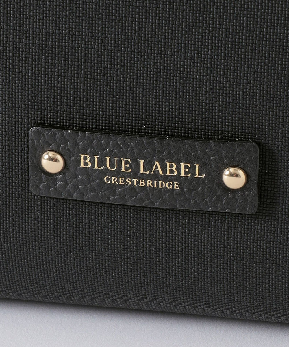 【美品】ブルーレーベル トートバッグ ブラック黒  PVC A4可能