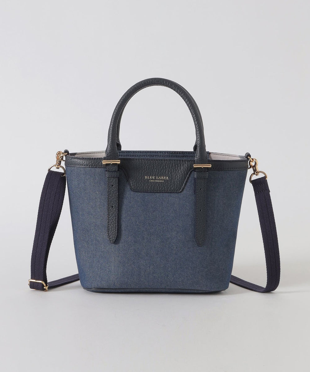 新品　BLUE LABEL CRESTBRIDGE デニム トートバッグ デニムミニトート（バッグ）｜BLUE LABEL CRESTBRIDGE(ブルーレーベル