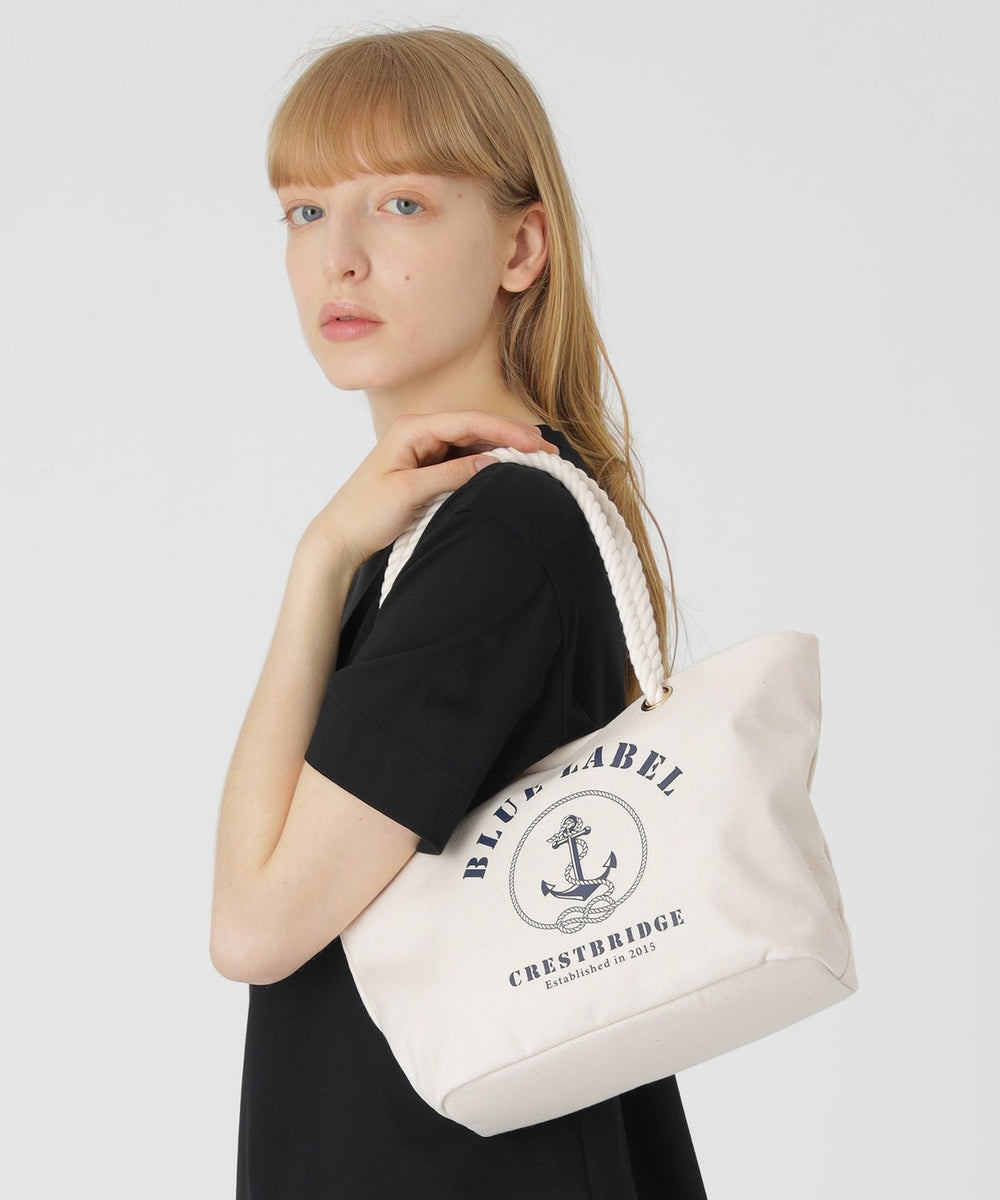 BURBERRY BLUE LABEL キャンバストートバッグ ロープハンドル ロープハンドルトート（バッグ）｜BLUE LABEL CRESTBRIDGE(ブルー
