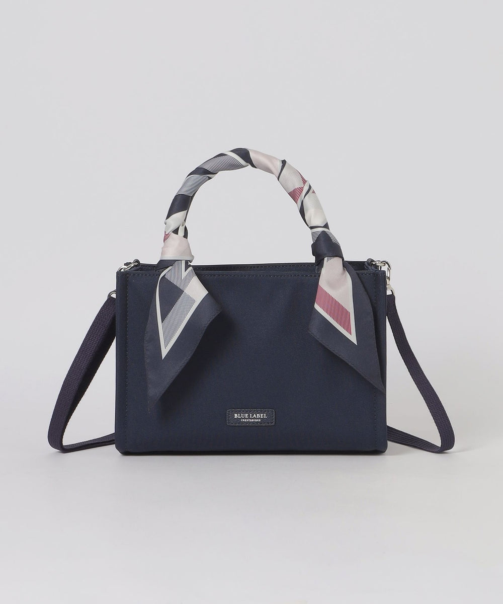 スカーフ付きミニショルダーバック　　　　☆新品☆ブルーレーベル BLUE LABEL CRESTBRIDGE（ブルーレーベルクレストブリッジ