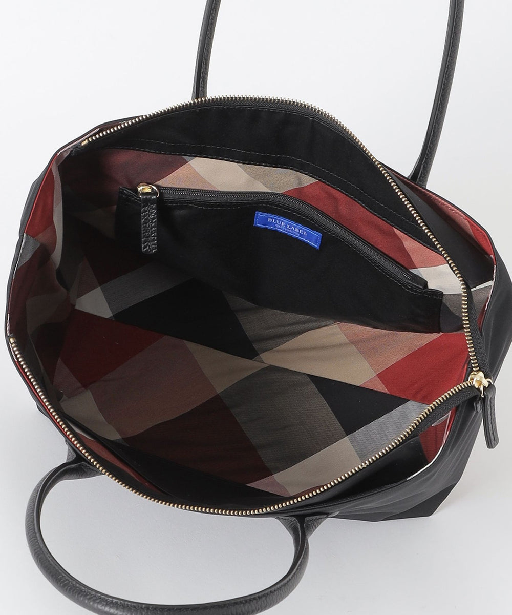 良品　ブルーレーベルクレストブリッジ　ナイロンハンドバッグ　トート　チェック クレストブリッジチェックトート（バッグ）｜BLUE LABEL