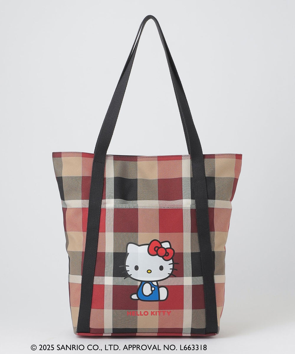 ハローキティコラボ】クレストブリッジチェックビッグトート（バッグ