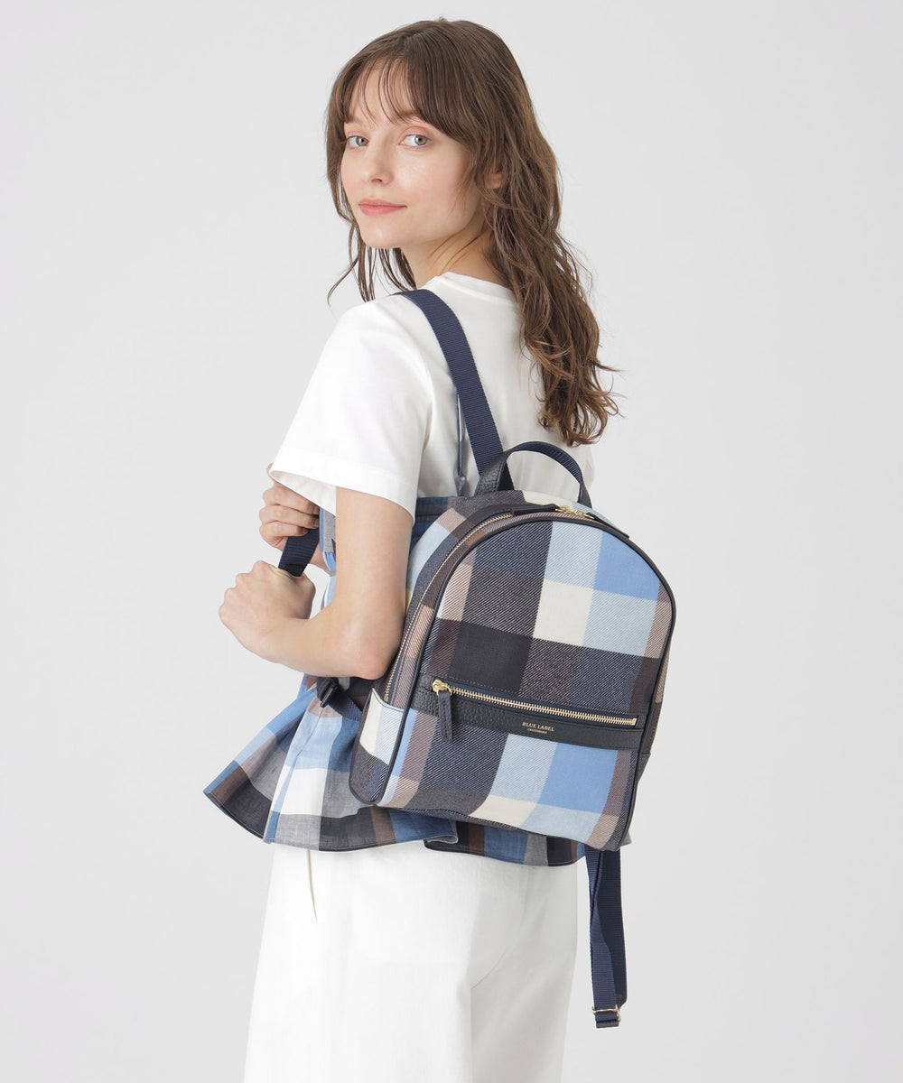 レビュー高評価アイテム特集｜ファッション通販 クレストブリッジチェックPVCバックパック（バッグ）｜BLUE バッグ