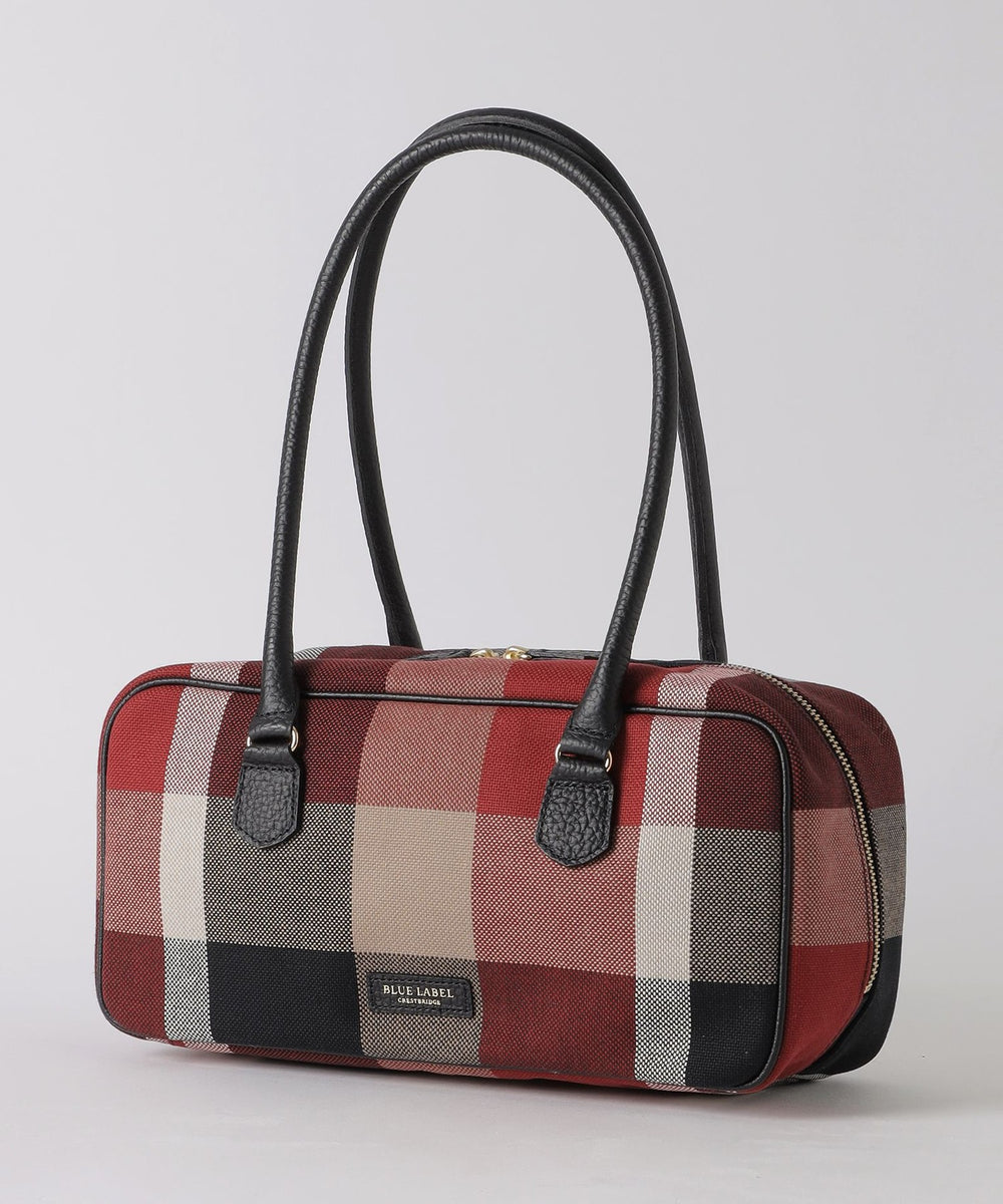 【美品】Blue label ポンチョ　赤チェック BLACK LABEL CRESTBRIDGE - 美品 ブルーレーベル クレスト