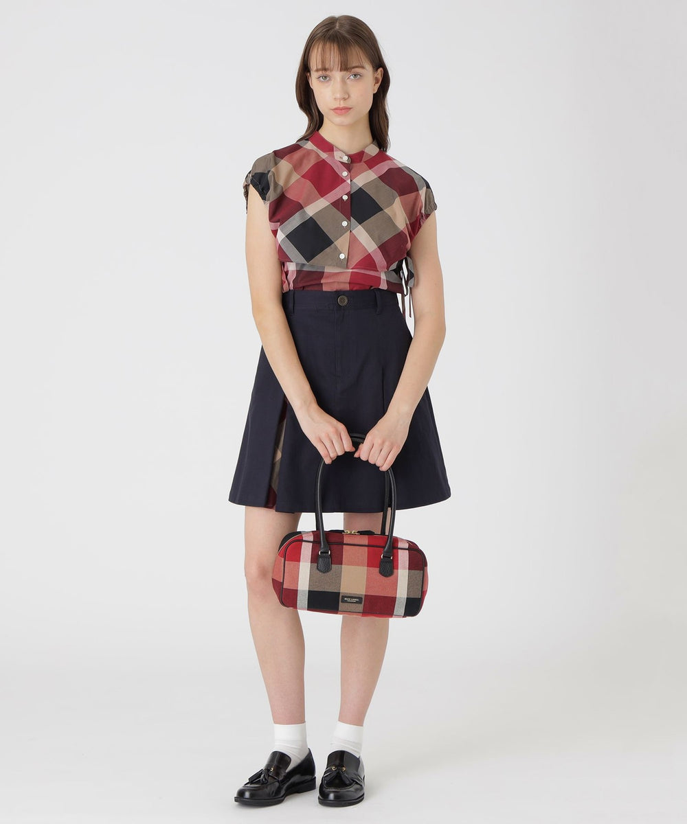 マイペースで断捨離中 BLUE LABEL CRESTBRIDGE BLUE LABEL CRESTBRIDGE かごバッグ カゴバッグ ペーパーバケツ