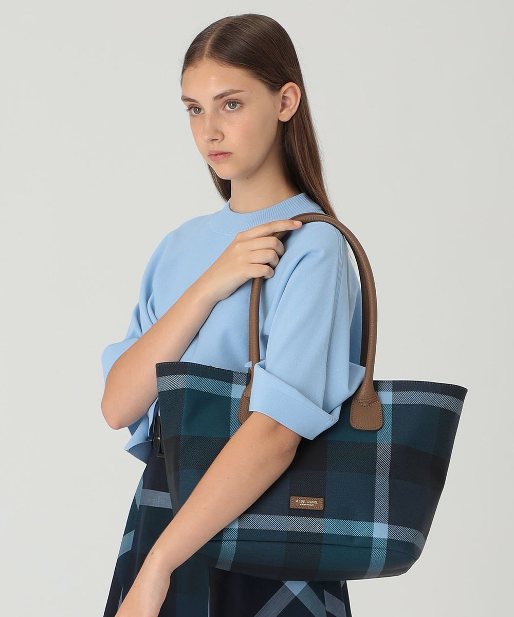 値下げ！オススメ！美品！BLUELABELCRESTBRIDGEトートバック✨ BLUE LABEL CRESTBRIDGE トートバッグ ショルダーバッグ