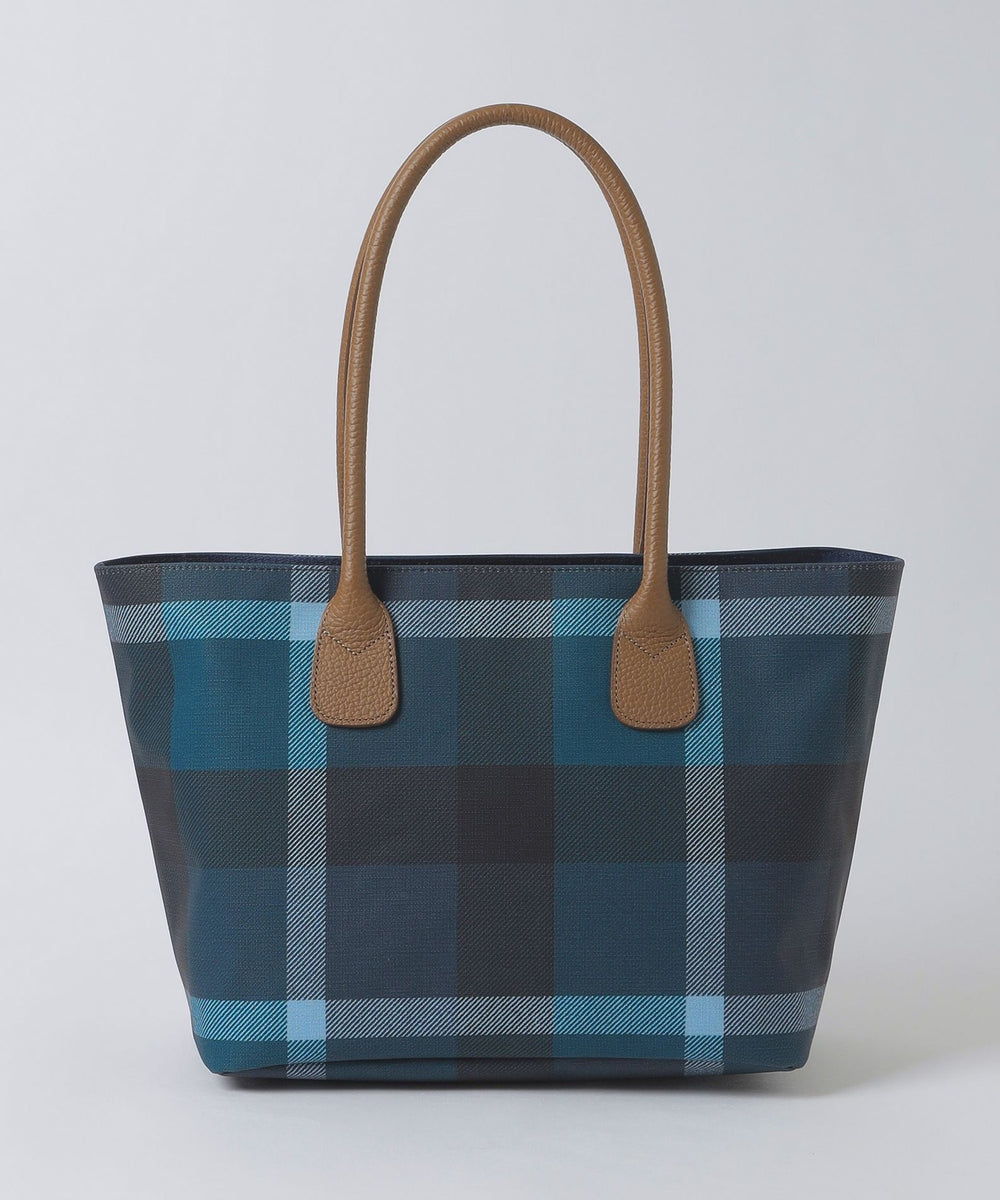 ❶クレストブリッジ　チェックトートバッグ クレストブリッジチェックPVCトート（バッグ）｜BLUE LABEL