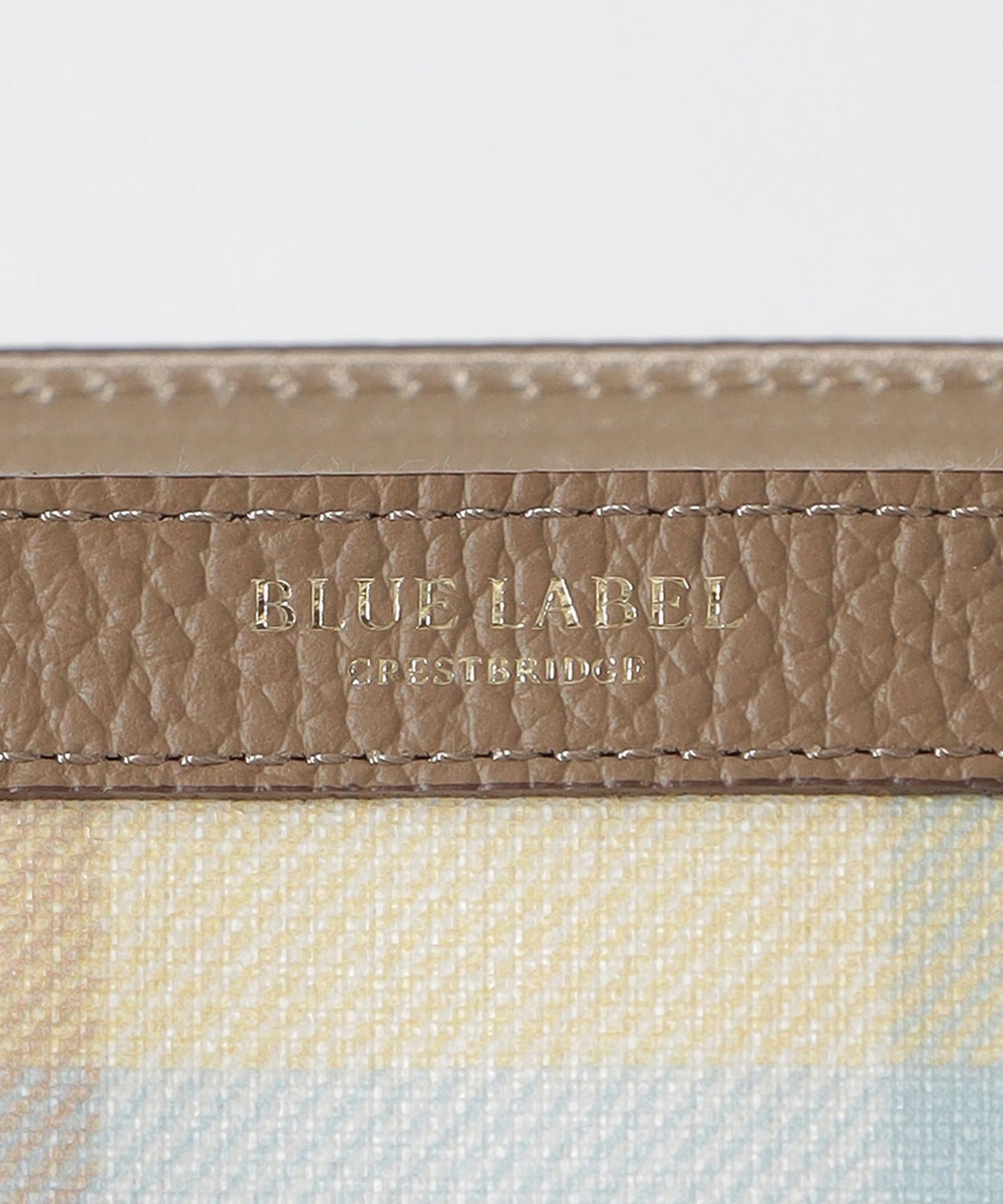 クレストブリッジチェックPVCトート（バッグ）｜BLUE LABEL