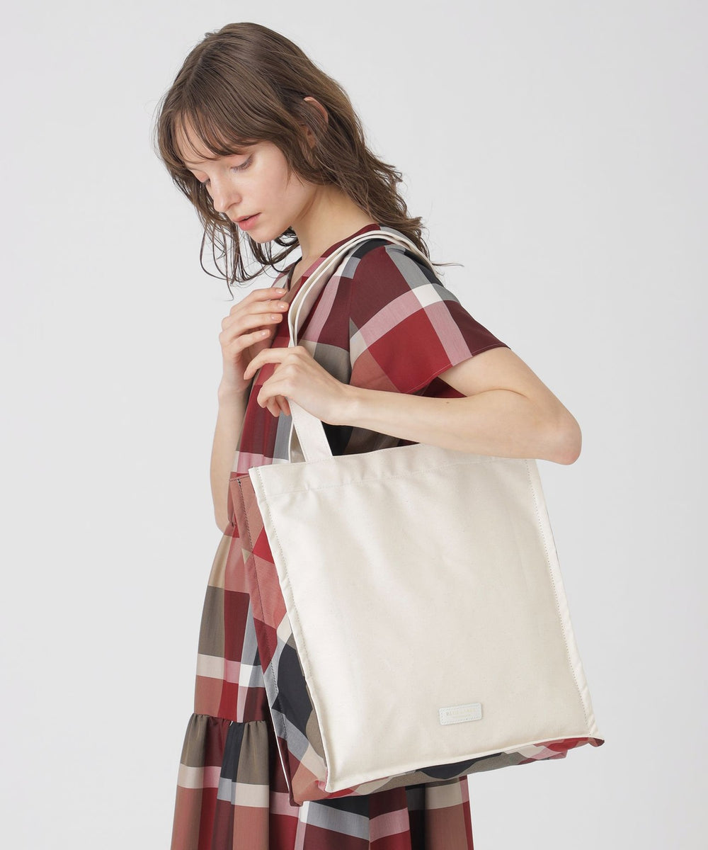 原宿本店限定】パーシャルクレストブリッジチェックトートバッグ