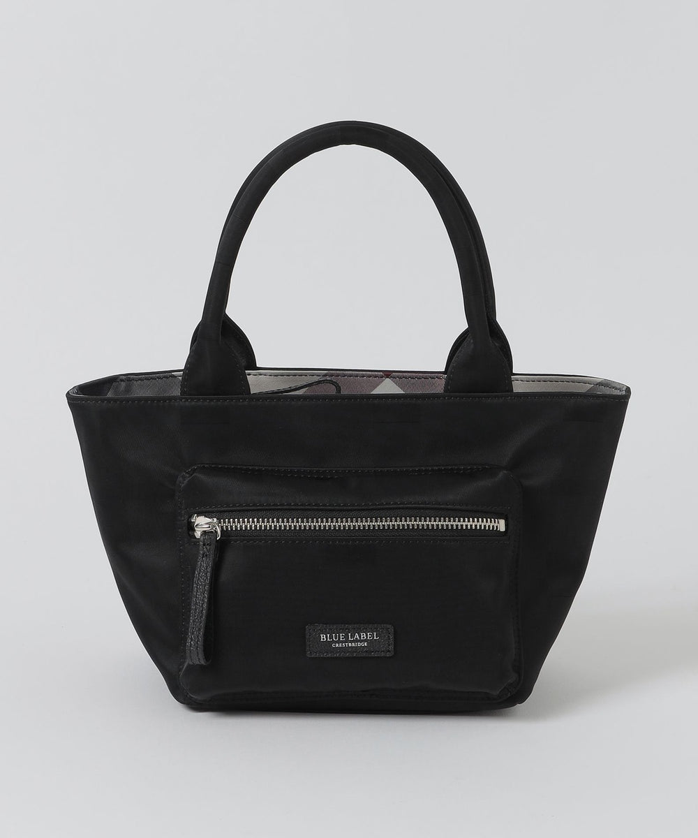 極美品 ブラックレーベルクレストブリッジ トートバッグ ナイロン ブラック BLACK OF BLACKs】ブラックナイロントート(バッグ)|BLUE