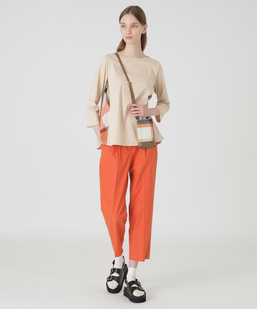 ブルーレーベルクレストブリッジ　クレストブリッジチェックPVCスマホポシェット クレストブリッジチェックPVCスマホポシェット（ウォレット