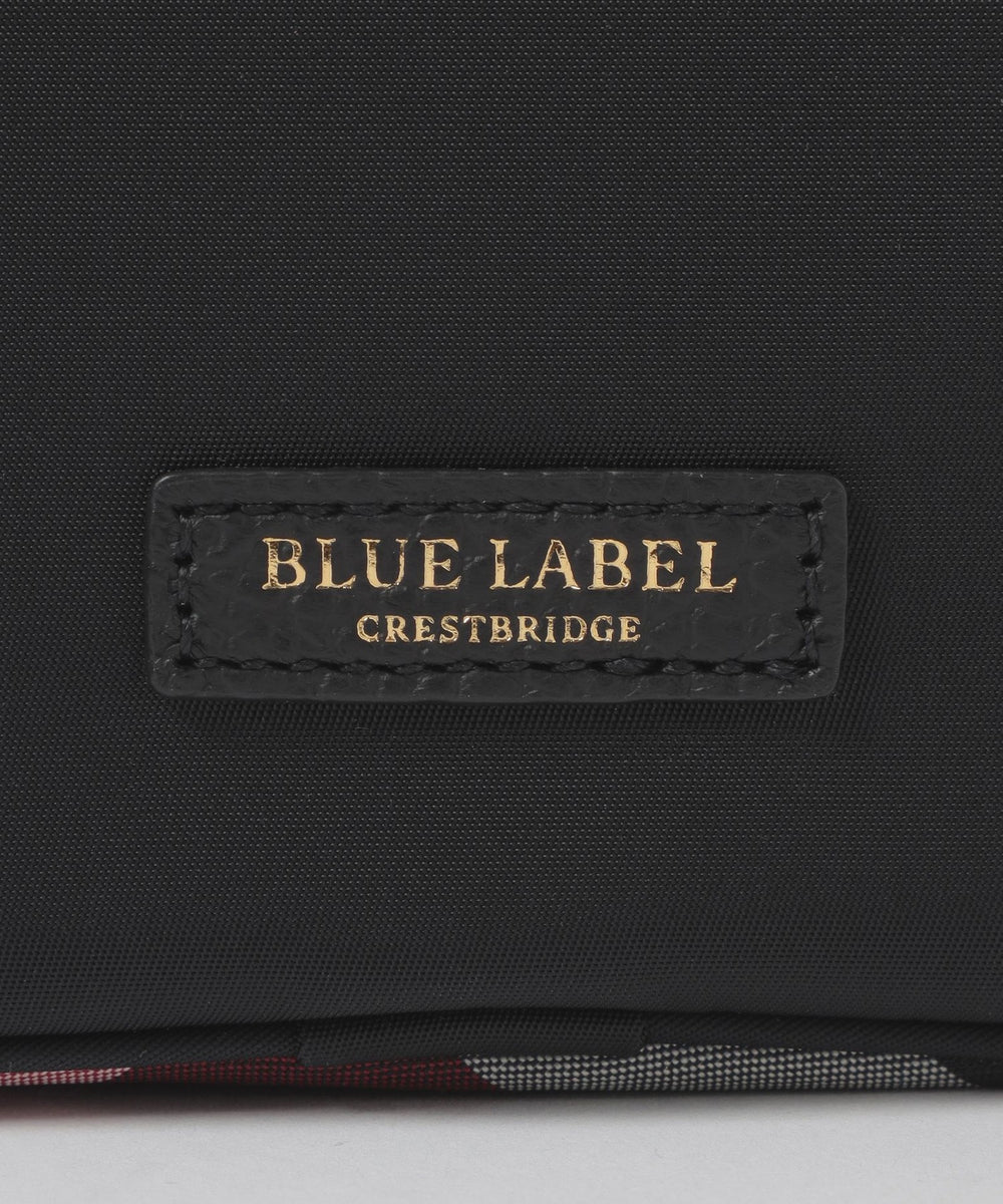 パーシャルクレストブリッジチェックナイロンポーチ（ウォレット