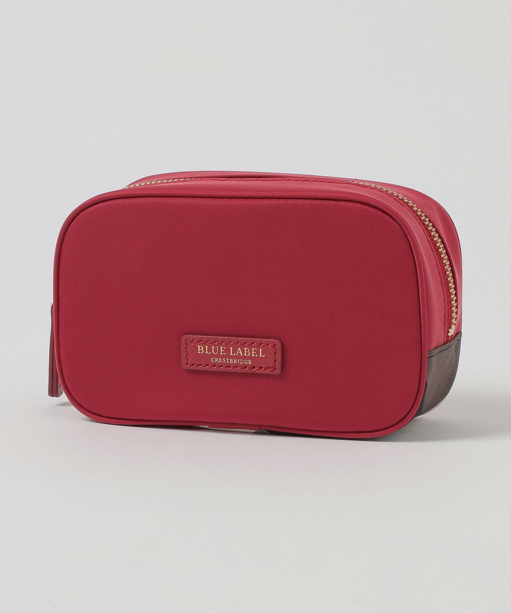 Sarah Abiar 様BLUE LABELクリストブリッジチウォレットポーチ パーシャルクレストブリッジチェックナイロンポーチ（ウォレット