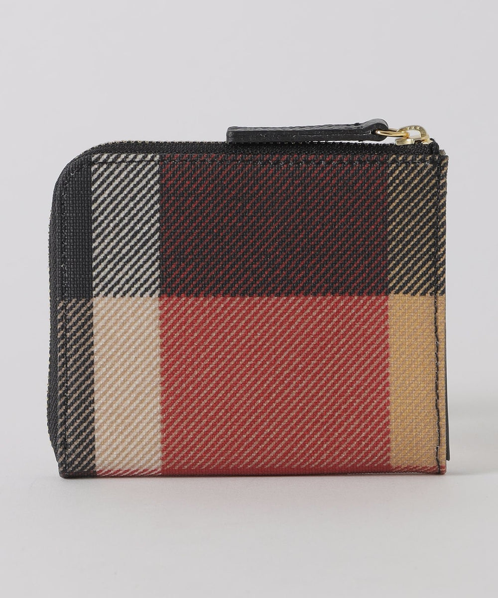 ブルーレーベルクレストブリッジ チェック PVC 二つ折り財布 クレストブリッジチェックPVC二つ折り財布