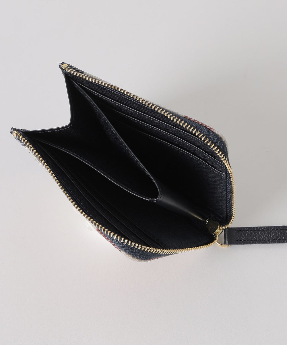 クレストブリッジチェックPVC L字財布（ウォレット/ポーチ