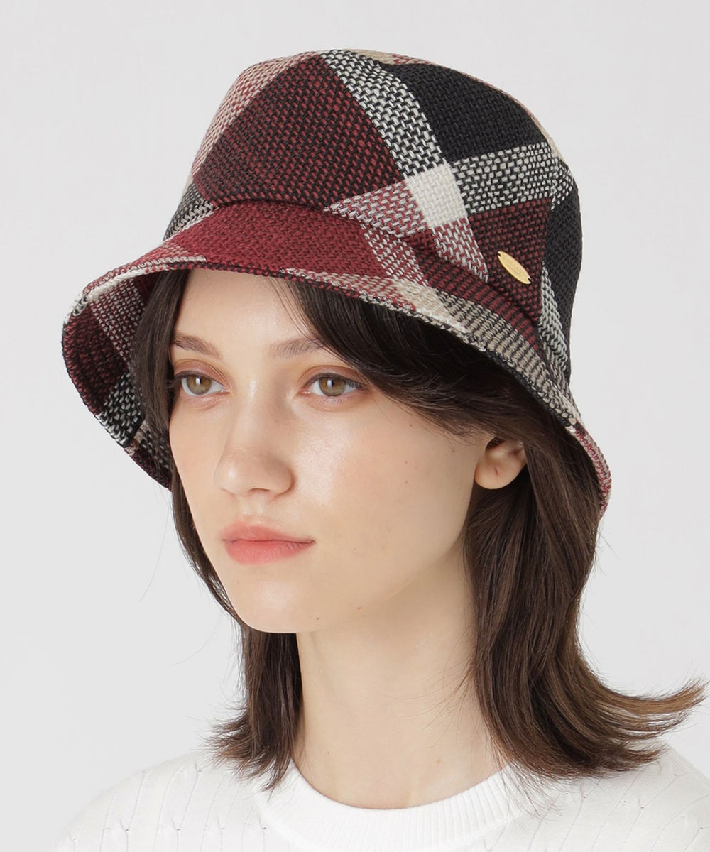 クレストブリッジチェックスラブプリペラバケットハット