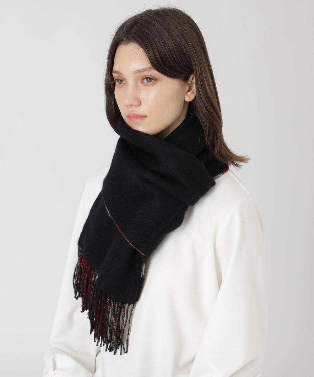 一部店舗限定】リバーシブルクレストブリッジチェックストール