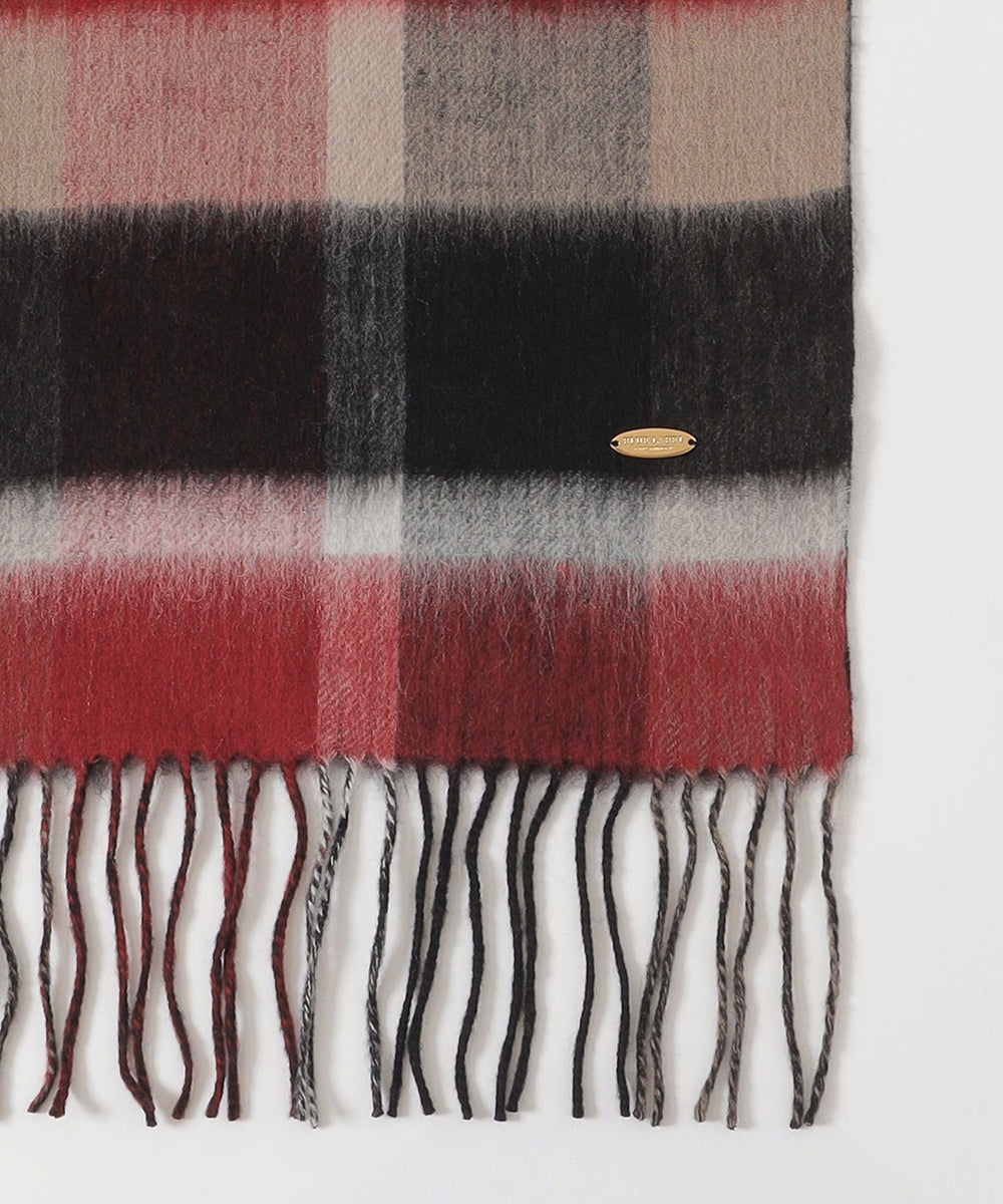 一部店舗限定】リバーシブルクレストブリッジチェックストール