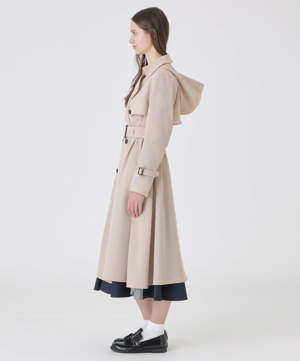 ツイルフレアトレンチコート（コート）｜BLUE LABEL CRESTBRIDGE