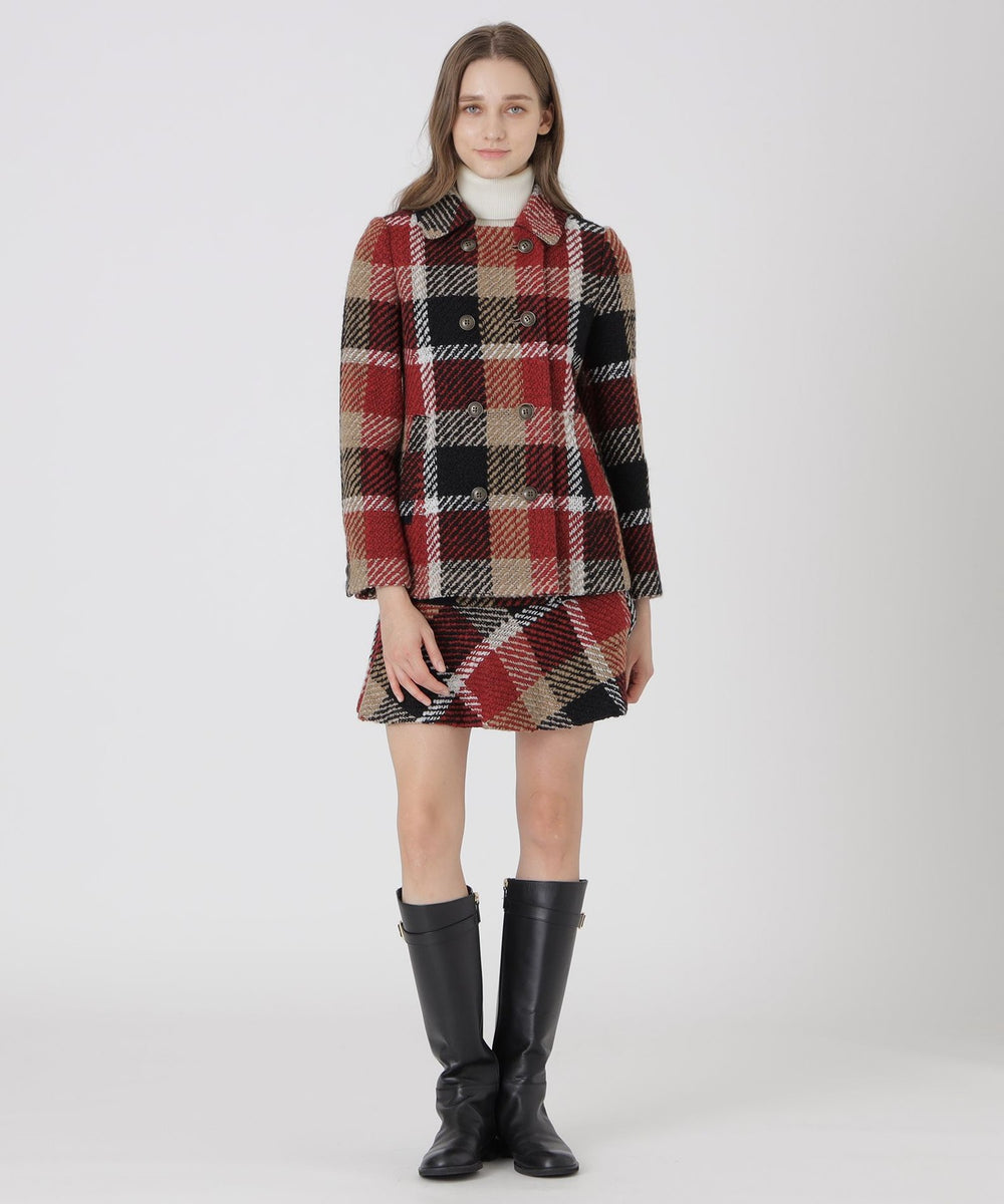取扱店舗限定】クレストブリッジチェックロービングツイードジャケット