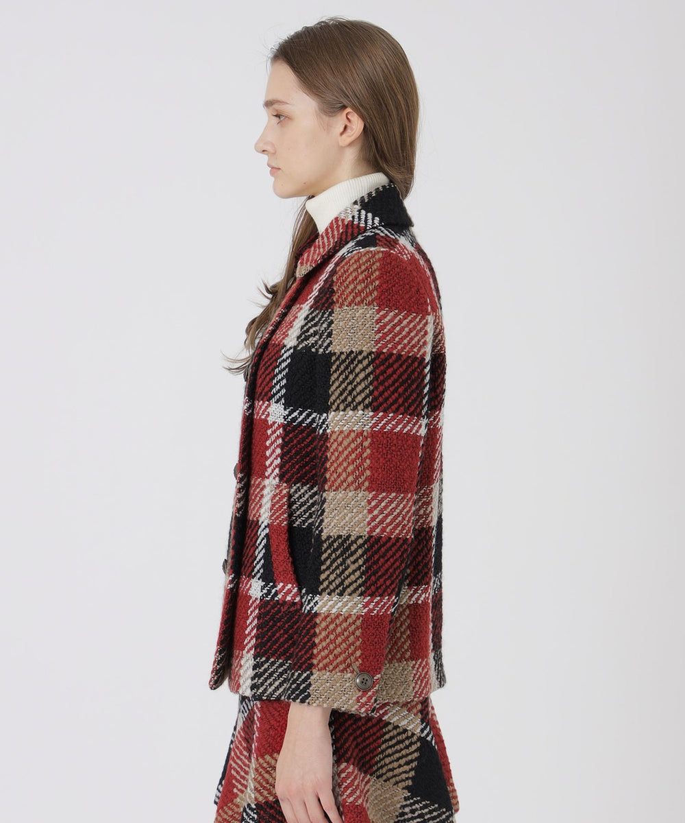 取扱店舗限定】クレストブリッジチェックロービングツイードジャケット