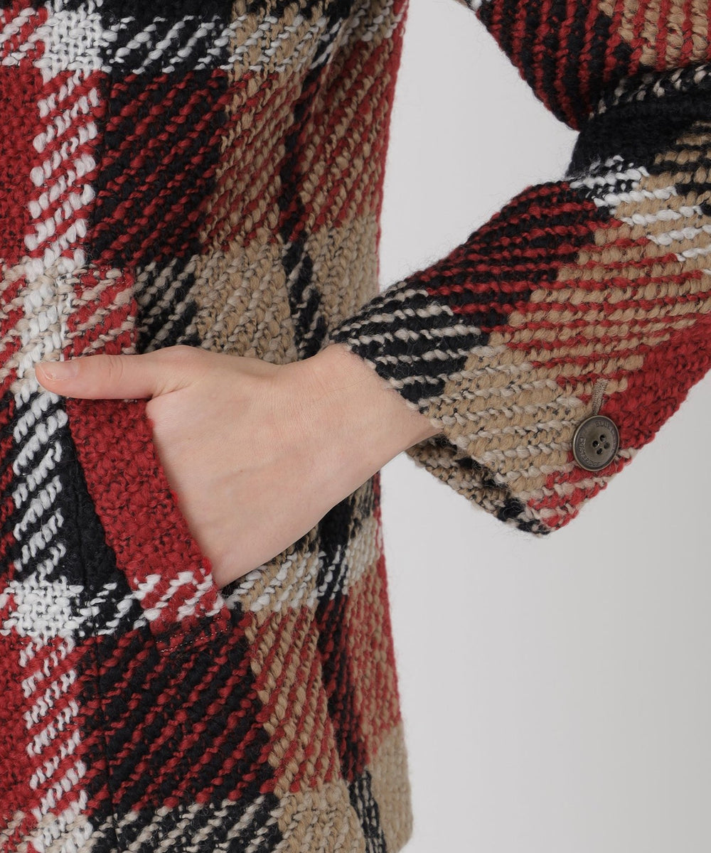 取扱店舗限定】クレストブリッジチェックロービングツイードジャケット