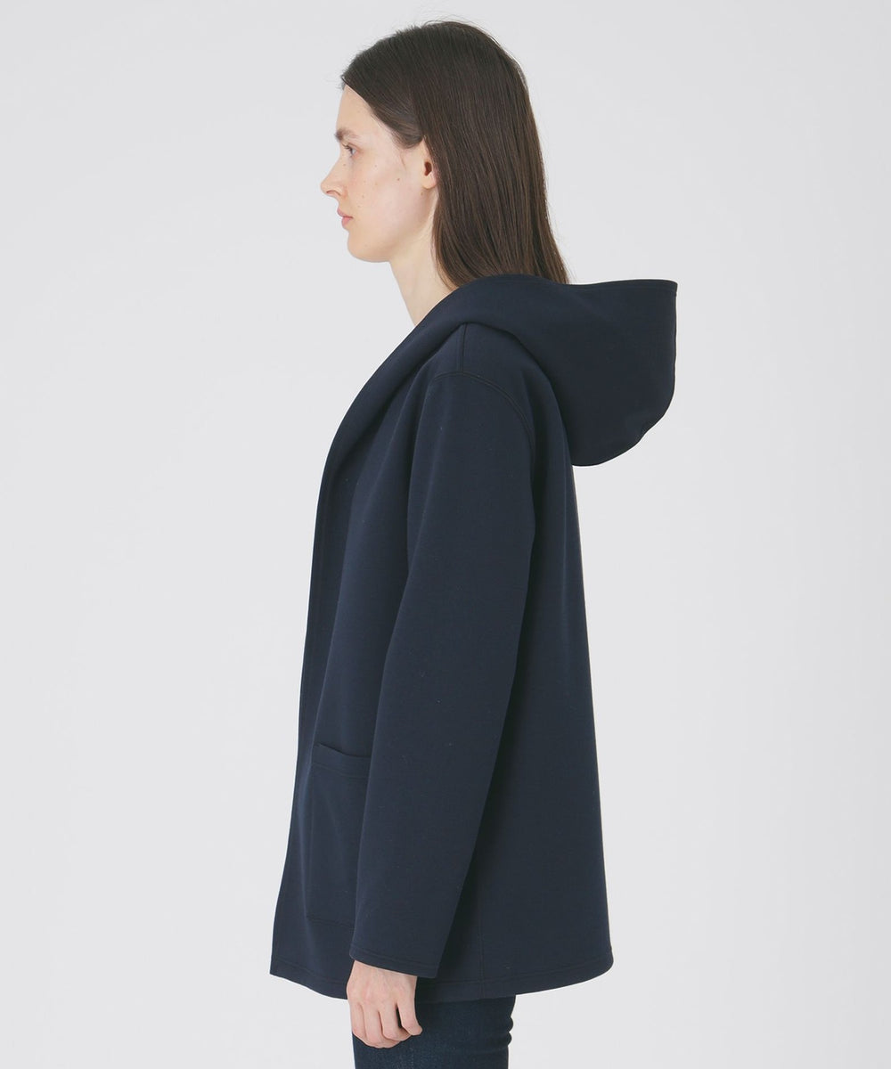 クレストブリッジチェックリバーシブルダンボールミディ丈コーディガン