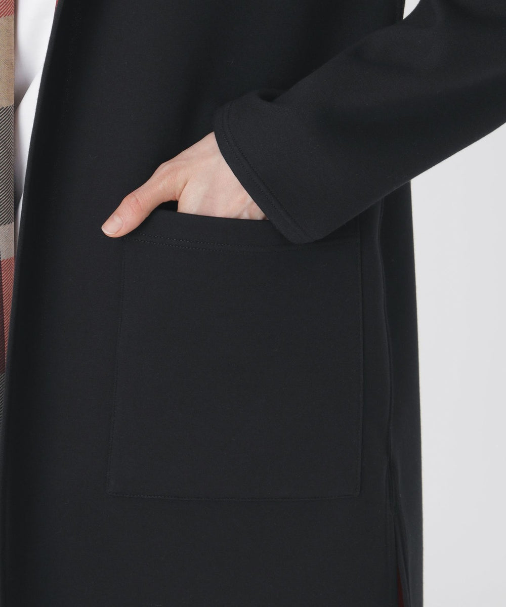 クレストブリッジチェックリバーシブルダンボールコーディガン