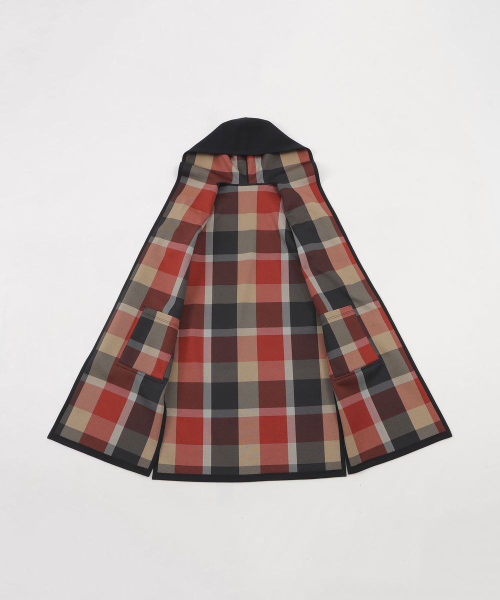 クレストブリッジ チェックリバーシブルダンボール コーディガン 38 クレストブリッジチェックリバーシブルダンボールコーディガン