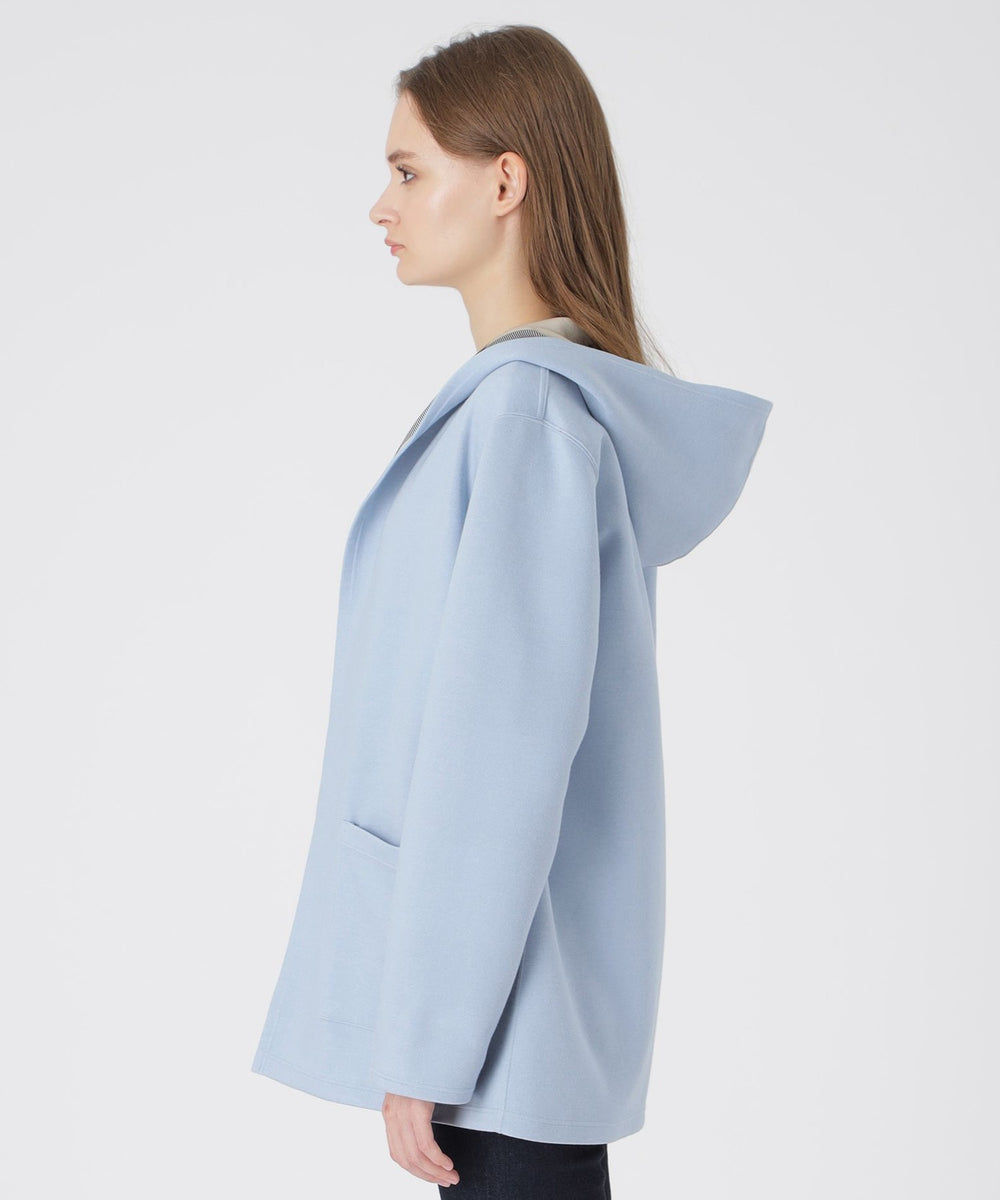 クレストブリッジチェックリバーシブルダンボールミディ丈