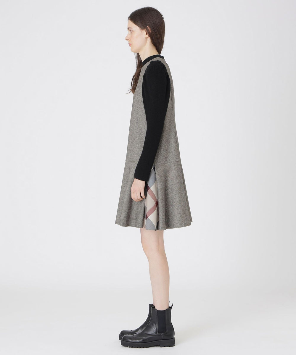 ツイードドッキングドレス（ドレス）｜BLUE LABEL CRESTBRIDGE(ブルー
